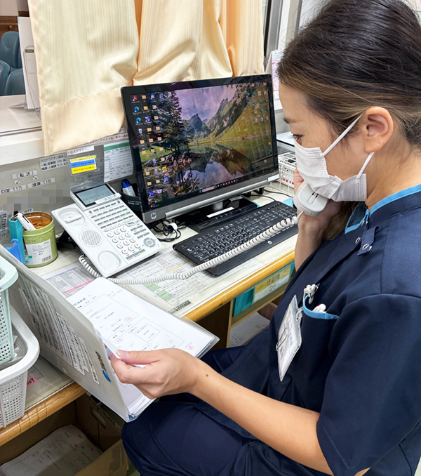 退院決定連絡を受けました。
